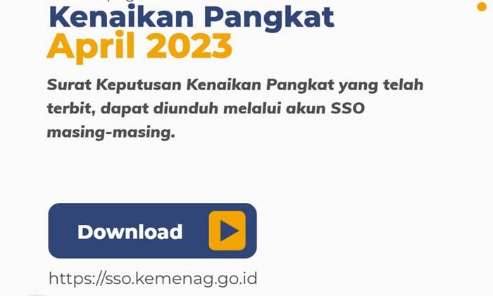 kenaikan pangkat di kemenag